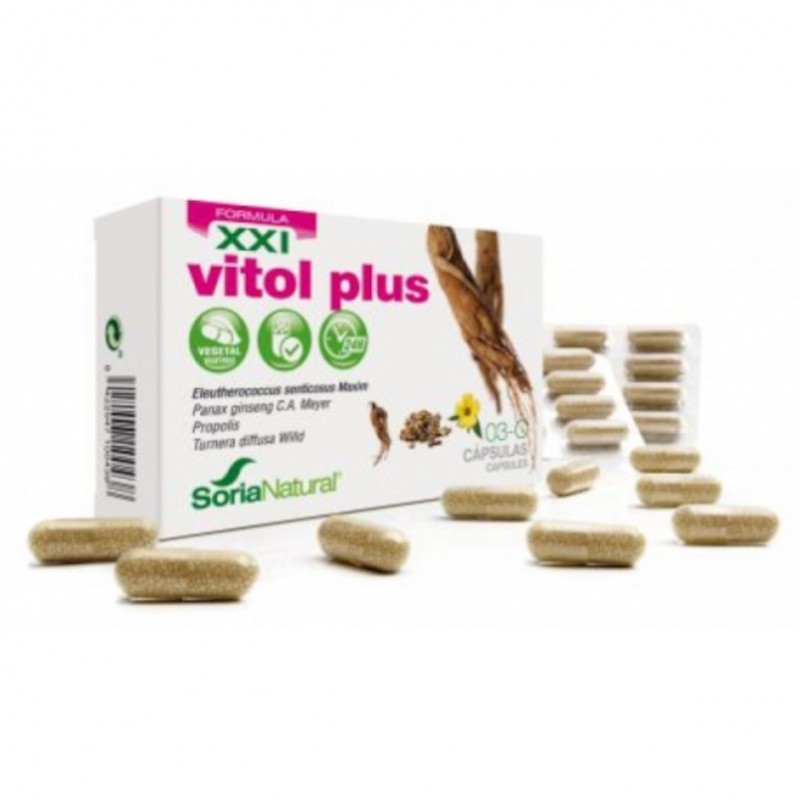 Soria Natural Capsule 3-c Vitolplus a rilascio prolungato Soria Natural Capsule 3-c Vitolplus a rilascio prolungato