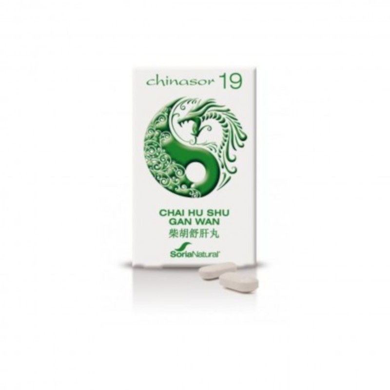Soria Natural Chinasor 19 Chai Hu Shu Gan Wan 30 Comprimidos Soria Natural Chinasor 19 Chai Hu Shu Gan Wan 30 Comprimidos