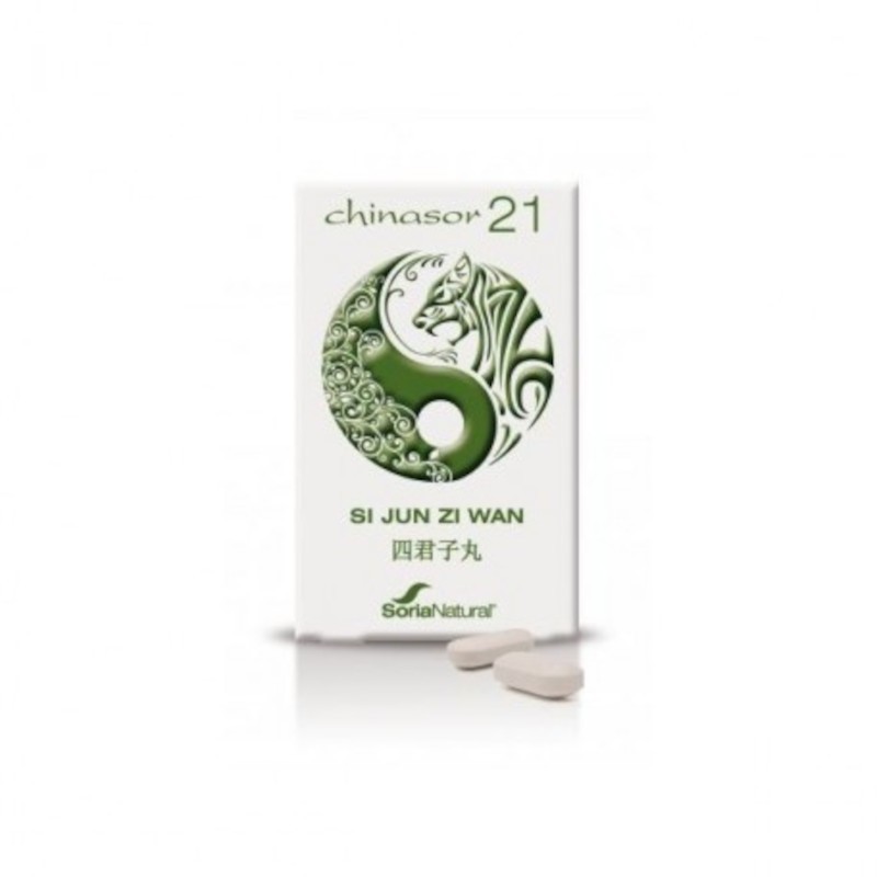 Soria Natural Chinasor 21 Si Jun Zi Wan 30 Comprimés Soria Natural Chinasor 21 Si Jun Zi Wan 30 Comprimés