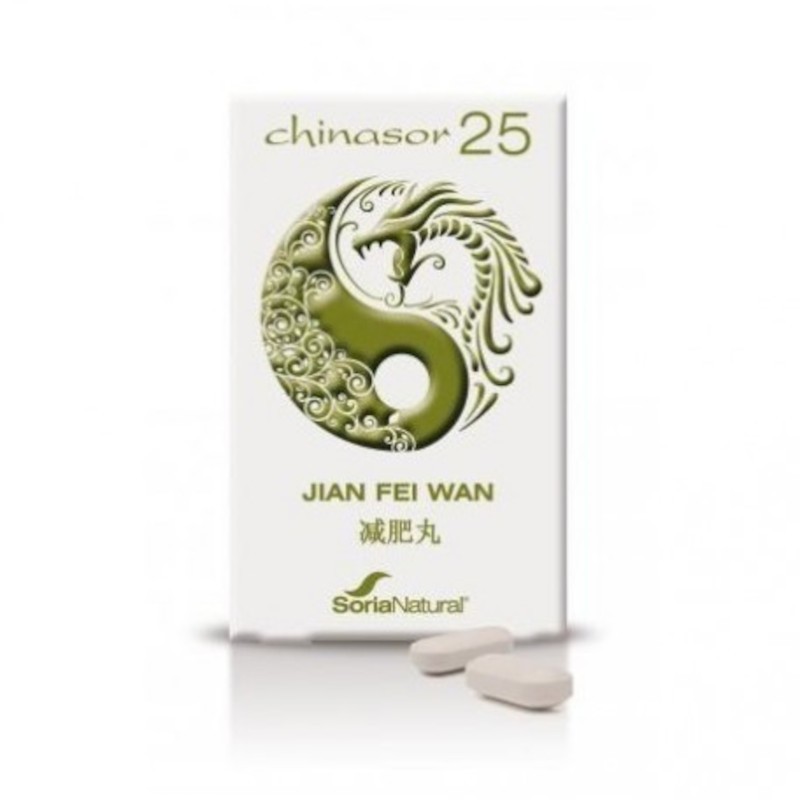 Soria Natural Chinasor 25 Jian Fei Wan 30 Comprimidos Soria Natural Chinasor 25 Jian Fei Wan 30 Comprimidos