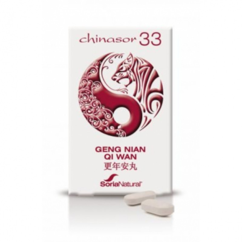 Soria Natural Chinasor 33 Geng Nian Qi Wan 30 Comprimidos Soria Natural Chinasor 33 Geng Nian Qi Wan 30 Comprimidos