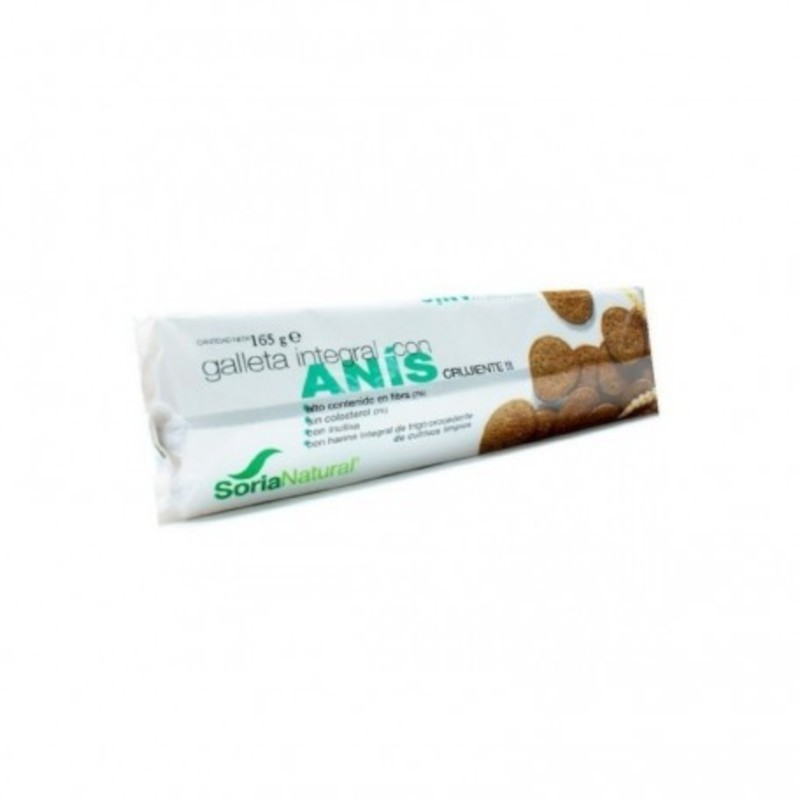 Biscuit à l'anis aux grains entiers de Soria Natural 165 gr