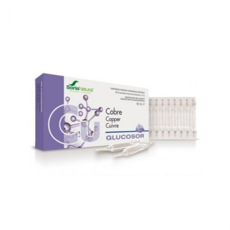 Soria Natural Glucosor Kupfer 28 Fläschchen mit 2 ml Soria Natural Glucosor Kupfer 28 Fläschchen mit 2 ml