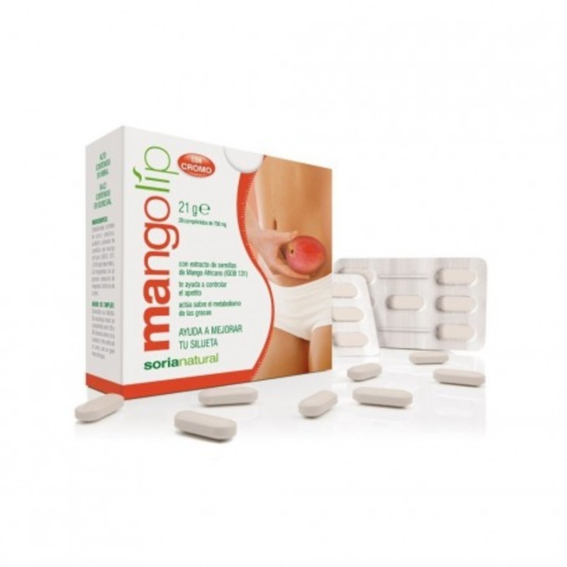 Soria Natural Mangolip 750 mg 28 Capsules Soria Natural Mangolip 750 mg 28 Capsules