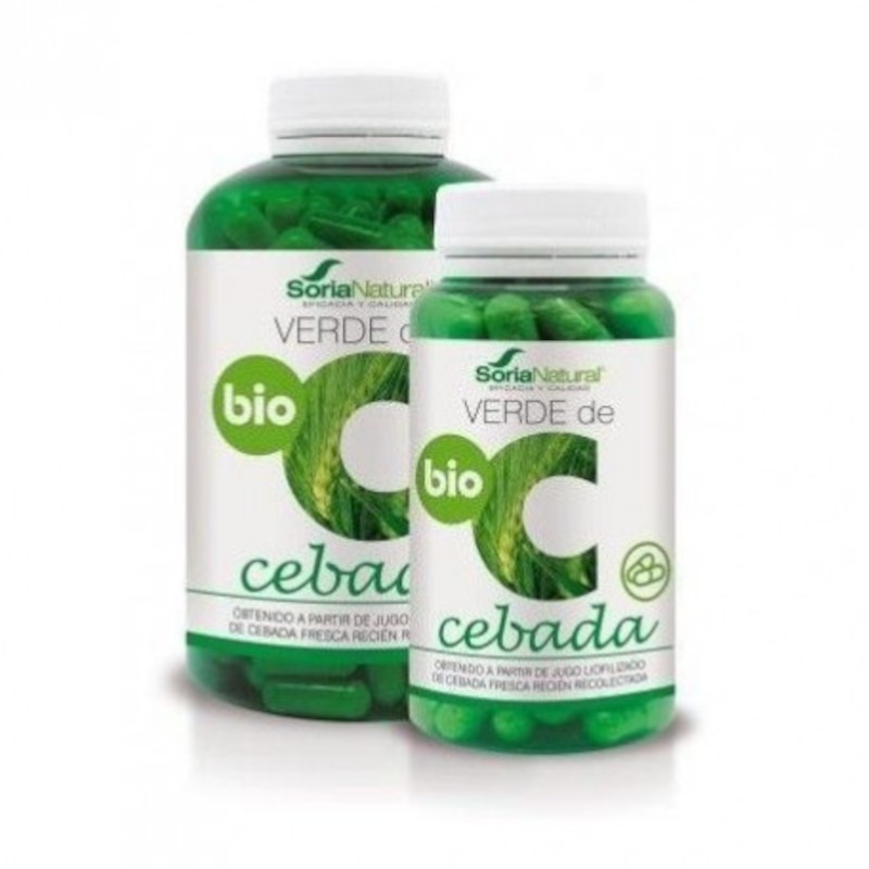 Soria Natural Grüne Bio-Gerste 80 Kapseln 630 mg Soria Natural Grüne Bio-Gerste 80 Kapseln 630 mg