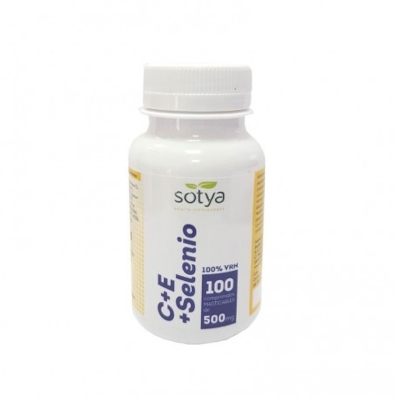 Sotya Beslan Antioxydant Vitamine C + Sélénium + Vitamine E 100 comprimés Sotya Beslan Antioxydant Vitamine C + Sélénium + Vitamine E 100 comprimés