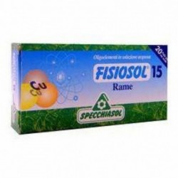Specchiasol Fisiosol 15 Copper 20 Vials 2 ml