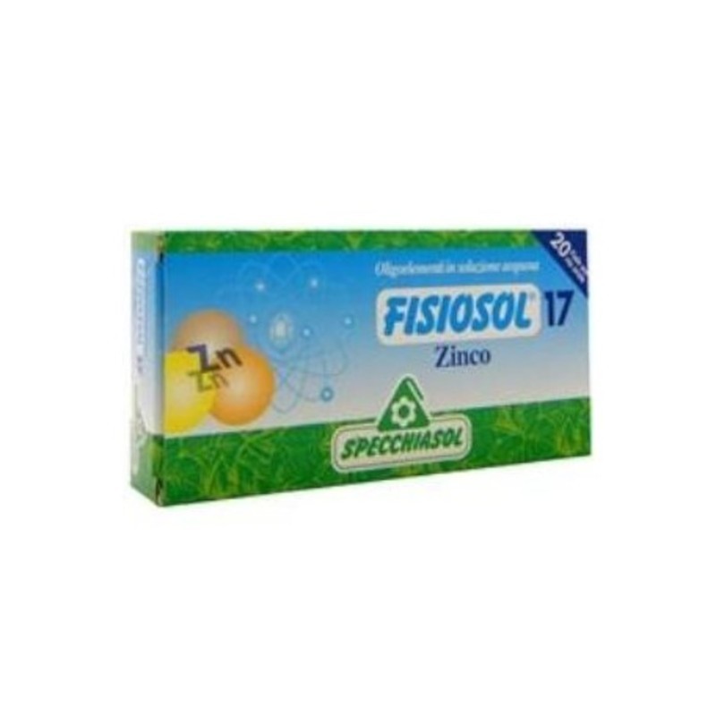 Specchiasol Fisiosol 17 Zinc 20 Vials 2 ml Specchiasol Fisiosol 17 Zinc 20 Vials 2 ml