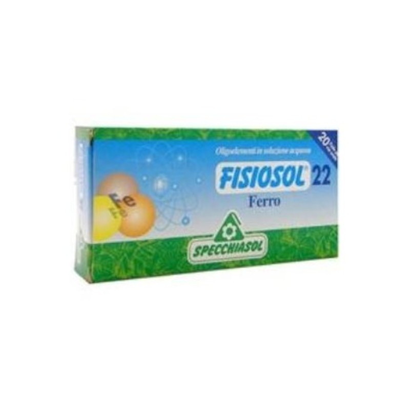 Specchiasol Fisiosol 22 Hierro 20 Ampollas Specchiasol Fisiosol 22 Hierro 20 Ampollas