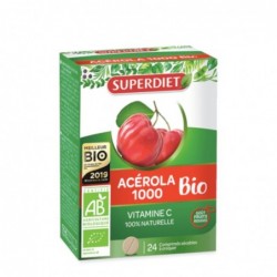 Superdiet Acerola Bio 1000 24 Chewable Tablets