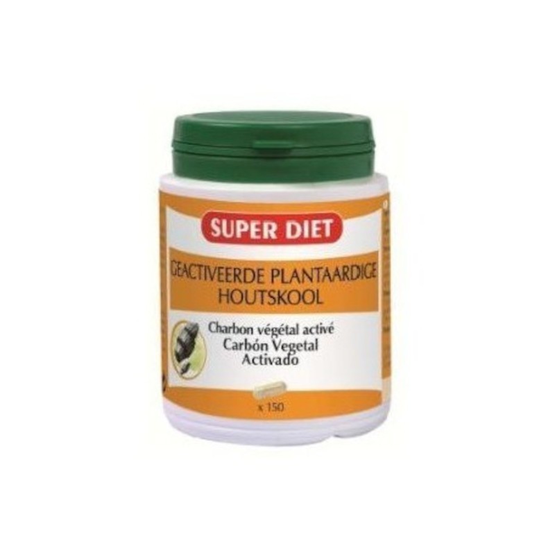 Superdiet Carvão Vegetal Ativado 150 Cápsulas Agbio Superdiet Carvão Vegetal Ativado 150 Cápsulas Agbio