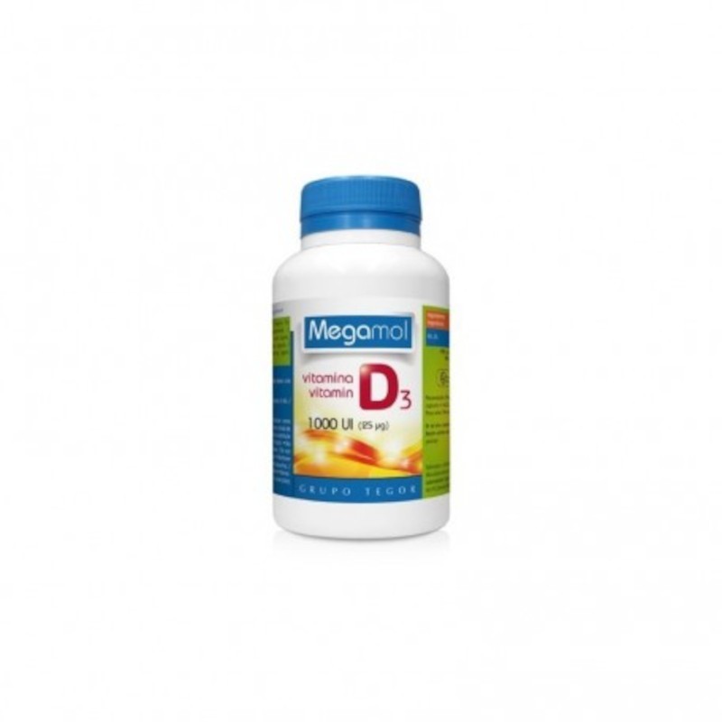 Tegor Megamol Vitamina D3 1000 Ui 100 Cápsulas Tegor Megamol Vitamina D3 1000 Ui 100 Cápsulas