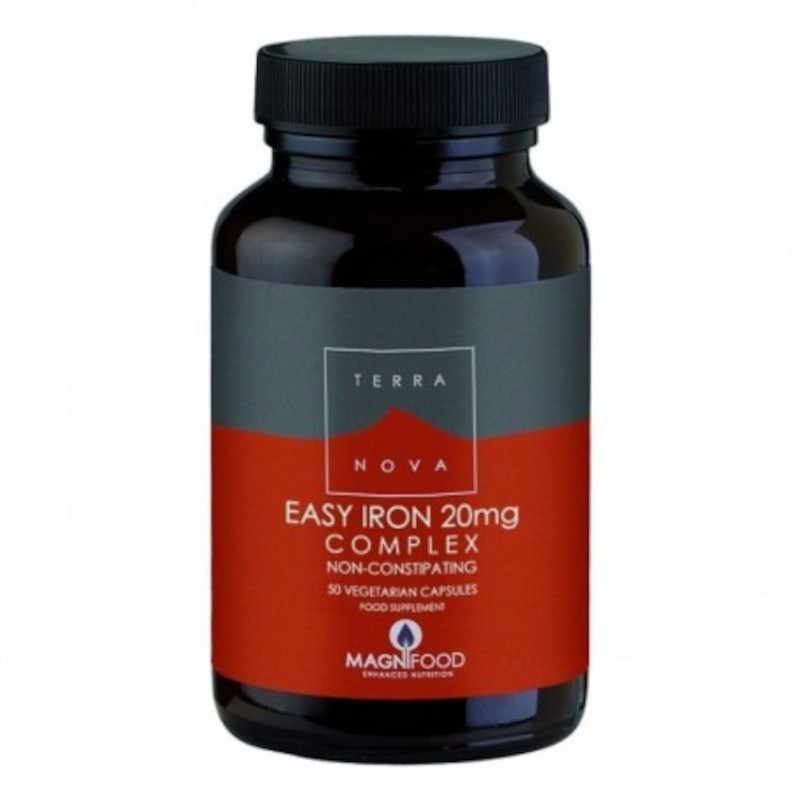Terranova Iron Bisglycinate 20 mg 50 Capsules Terranova Iron Bisglycinate 20 mg 50 Capsules