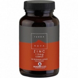 Terranova Zinc Complex 15 mg 50 Cápsulas