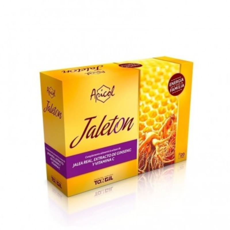Tongil Apicol Jaleton Geleia Real e Ginseng 20 Ampolas