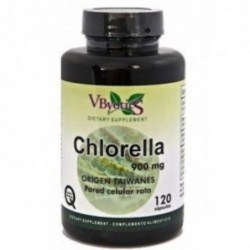 Vbyotics Chlorella Taiwan para Pared Celular Rota 120 Cápsulas