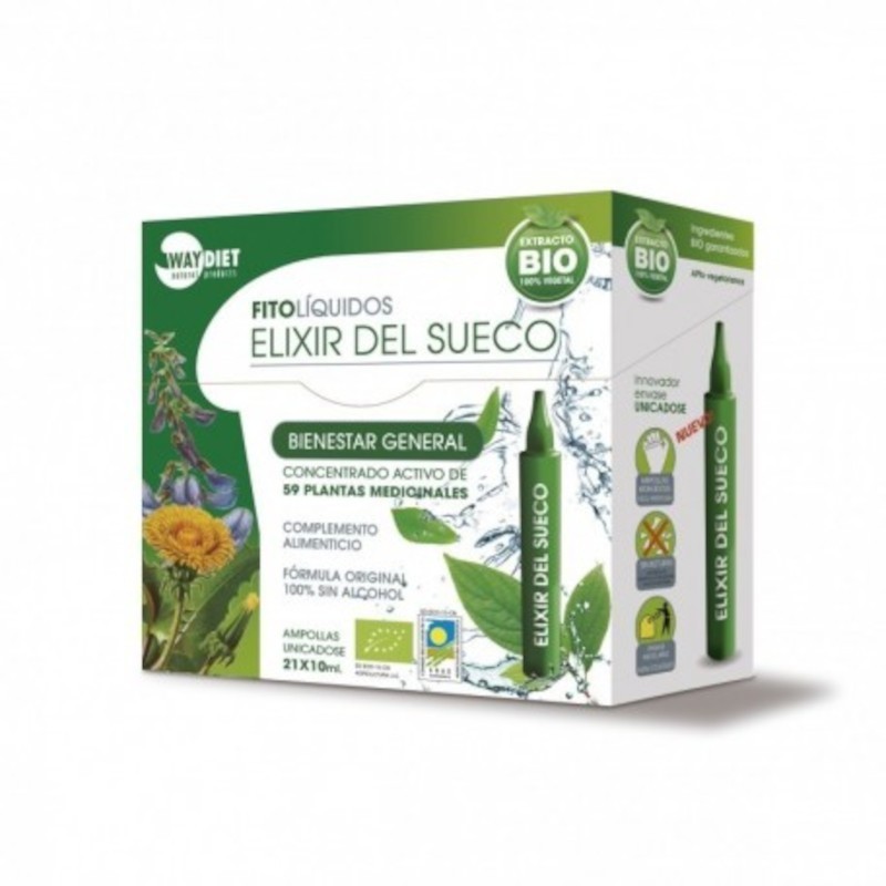 Waydiet Swedish Elixir 20 Ampolas Bio Waydiet Swedish Elixir 20 Ampolas Bio