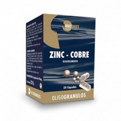 Waydiet Zinc Cobre Oligogránulos 50 Cápsulas