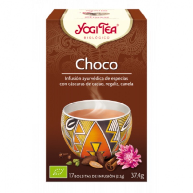 Thé Yogi Tea Chocolat 17 sachets de thé Thé Yogi Tea Chocolat 17 sachets de thé