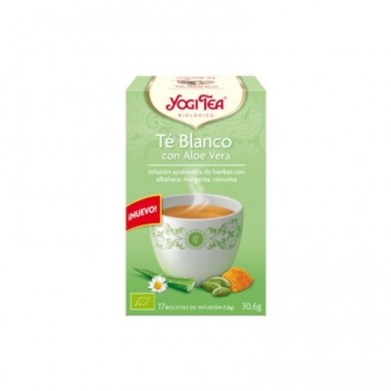 Yogi Tea Chá Branco com Aloe Vera 17 Filtros