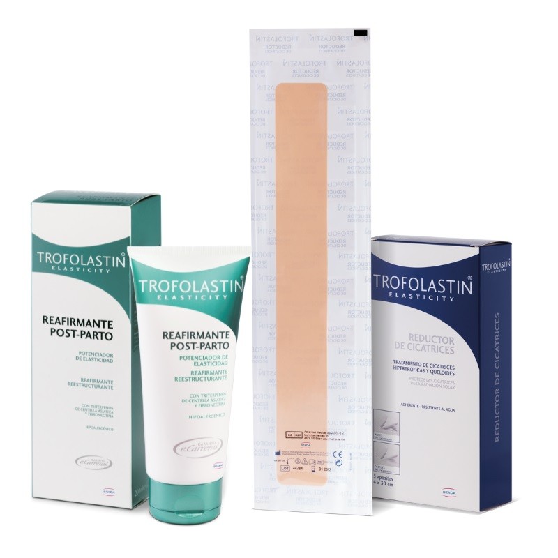 TROFOLASTIN Postpartum 200ml + Narbenreduzierer 4x30 cm TROFOLASTIN Postpartum 200ml + Narbenreduzierer 4x30 cm