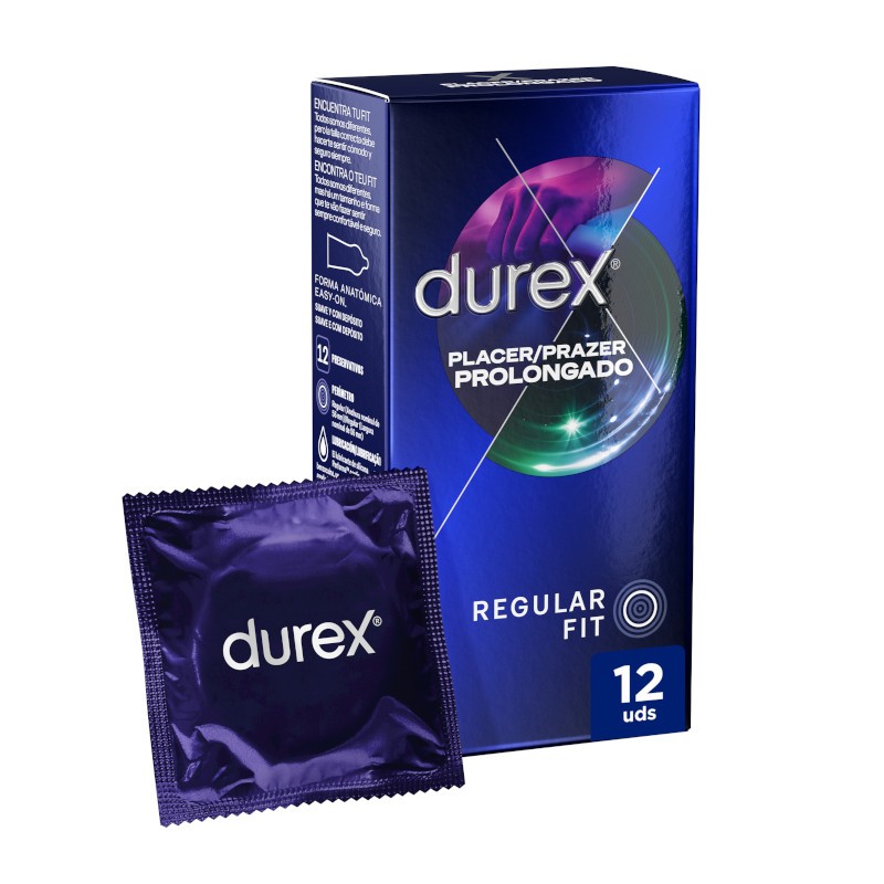 Préservatif DUREX Plaisir Prolongé 12 Unités Préservatif DUREX Plaisir Prolongé 12 Unités