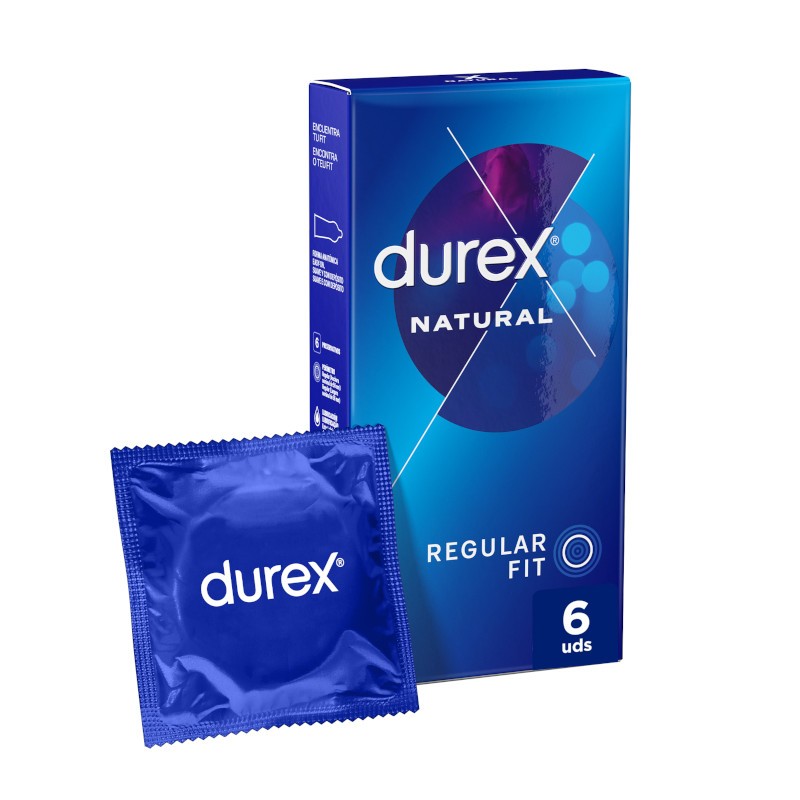 DUREX Preservativo Natural 6 unidades