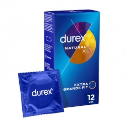 DUREX Preservativo Natural XL 12uds