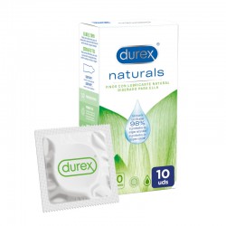 DUREX Naturals Preservativos Finos com Lubrificante Natural 10 Unidades