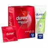 DUREX Pack Sensitive Soft Condom 24 unità + Lubrificante Naturals H2O 100ml