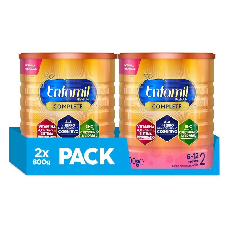 Enfamil 2 PACK 2x800gr Leite Infantil Completo Premium
