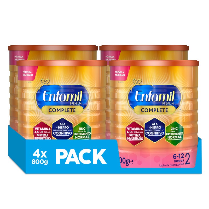 Enfamil 2 Pack 4x800gr Premium Complete Infant Follow-Up Milk