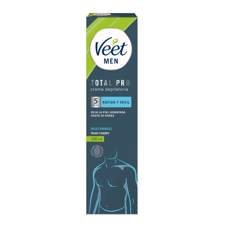 Crème dépilatoire VEET Men pour peaux sensibles et corps 200 ml Crème dépilatoire VEET Men pour peaux sensibles et corps 200 ml