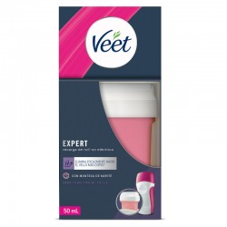 VEET EasyWax Electric Roll-On Recarga de cera para remoção de pelos com manteiga de karité 50ml