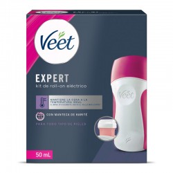 VEET Easy Wax Electric Roll On Kit Cera morna