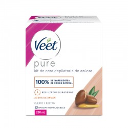 VEET Natural Cera Tibia con Aceite de Argán 250 ml