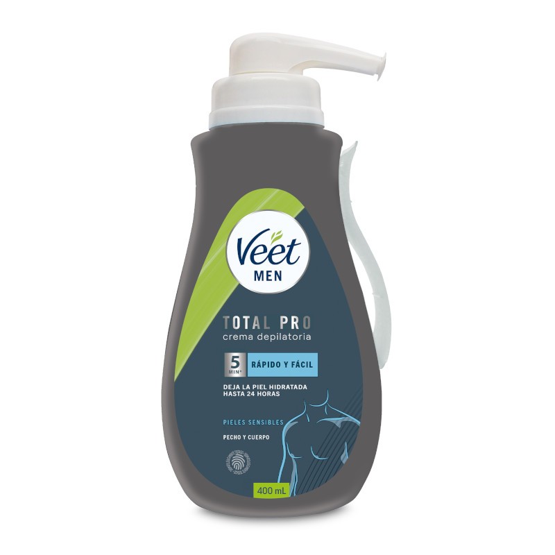 VEET Men Haarentfernungscreme für empfindliche Haut und Körper, 400 ml