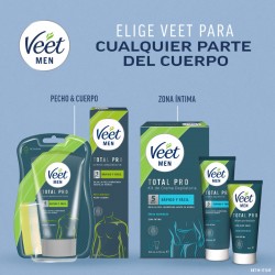 Veet Men Haarentfernungsset Enthaarungscreme 100 ml + Post-Enthaarungsbalsam 50 ml