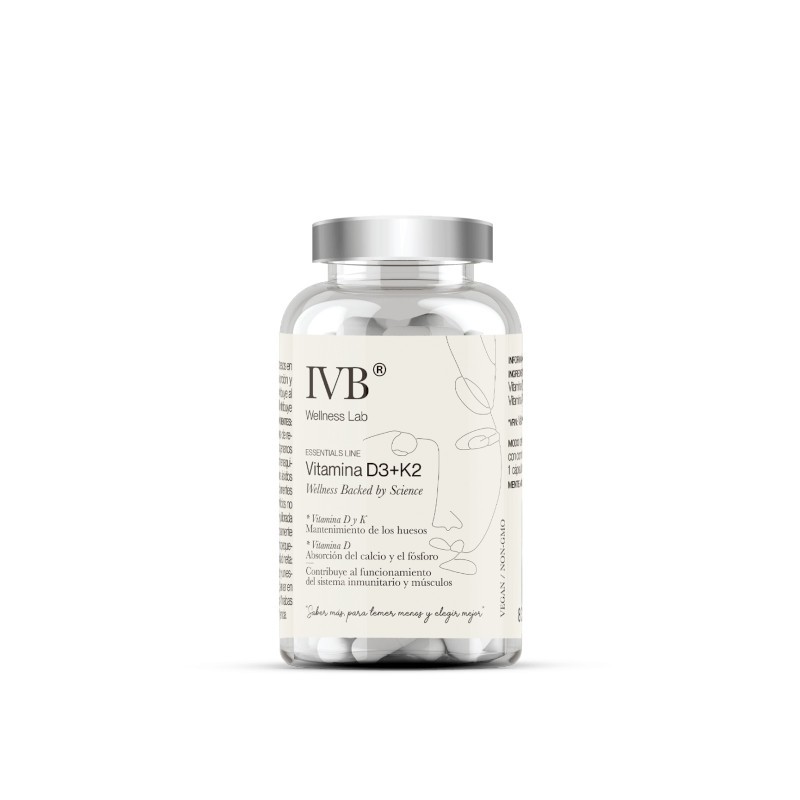 IVB Vitamina D3 + K2 60 Cápsulas IVB Vitamina D3 + K2 60 Cápsulas