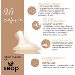 SUAVINEX Zero Zero Tetina Flujo Adapatable Deep