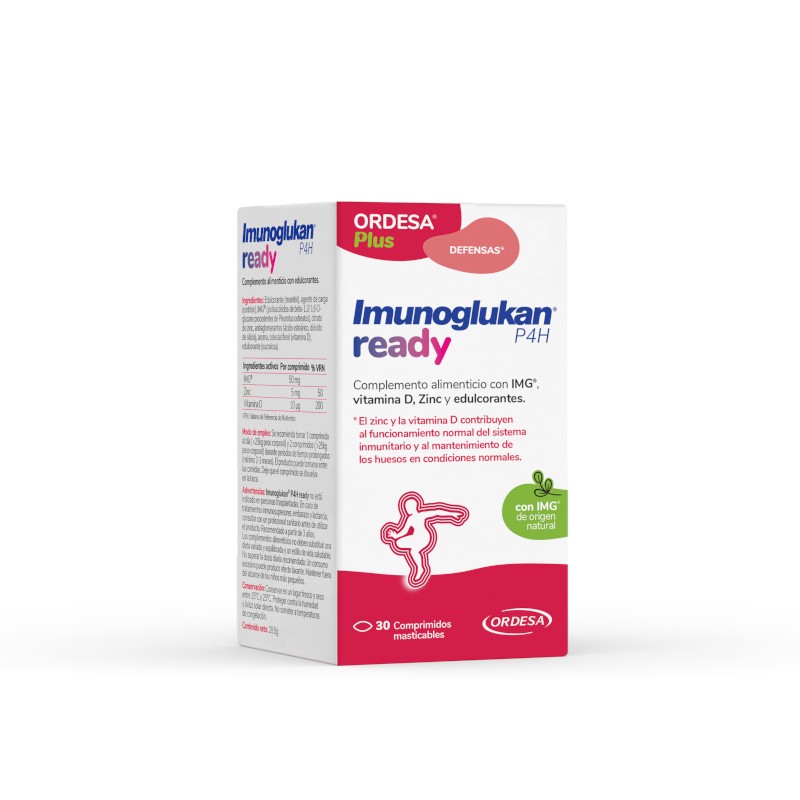 IMUNOGLUKAN P4H Ready 30 Comprimidos IMUNOGLUKAN P4H Ready 30 Comprimidos