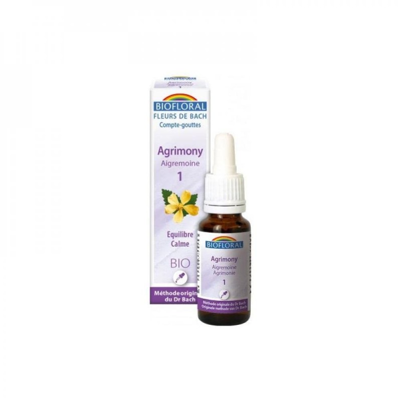 Huile de Bach Biofloral. 01 Aigremoine 20 ml