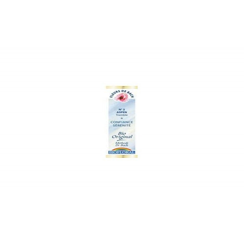 Huile de Bach Biofloral 02 Aspen 20 ml