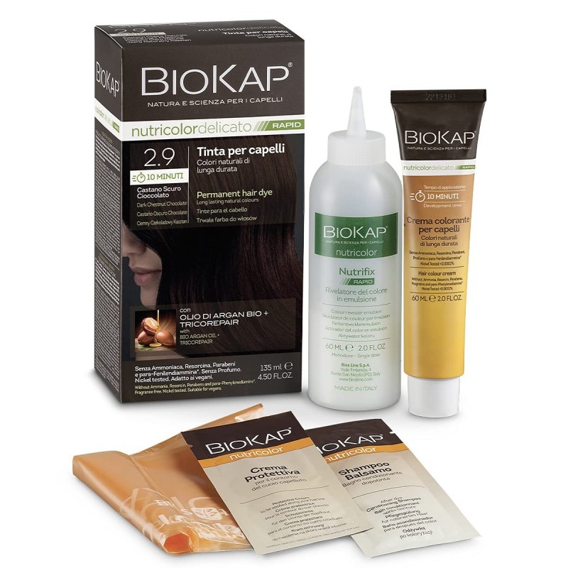 Colorant rapide Biokap 2.90 Cast. Chocolat noir