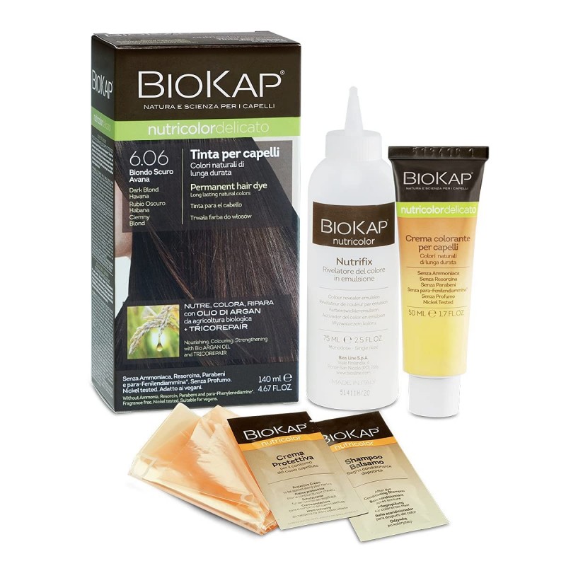 Biokap Teinture Delicato 6.06 Blond Haba Foncé
