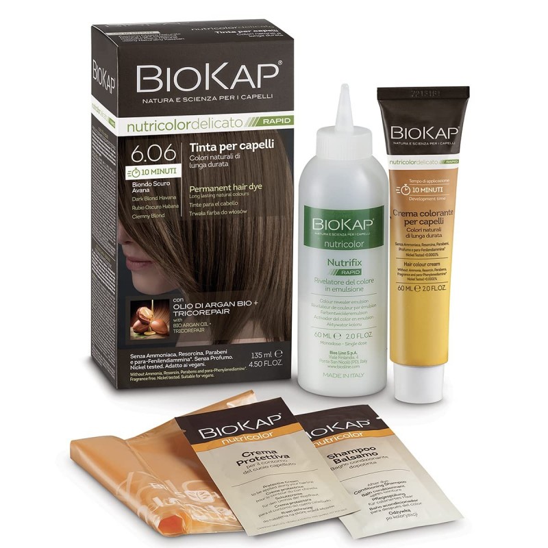 Biokap Coloration Rapide 6.06 Blond Havane Foncé