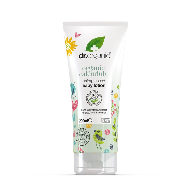 Shampoing gel au calendula pour bébé Dr. Organic 250 ml