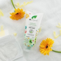 Shampoing gel au calendula pour bébé Dr. Organic 250 ml 【OFFRE】