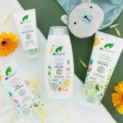 Shampoing gel au calendula pour bébé Dr. Organic 250 ml 【OFFRE】