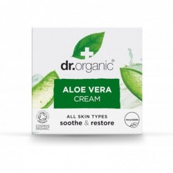 Crème à l'Aloe Vera Dr. Organic 50 ml 【EXPÉDITION 24 heures】